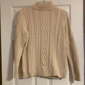 Croft & Barrow Cable Knit Turtleneck Sweater